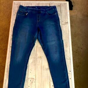 Plus size elastic waistband pants